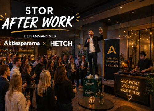After Work med Aktiespararna & HETCH – där framtidens bolag möter framtidens investerare!
